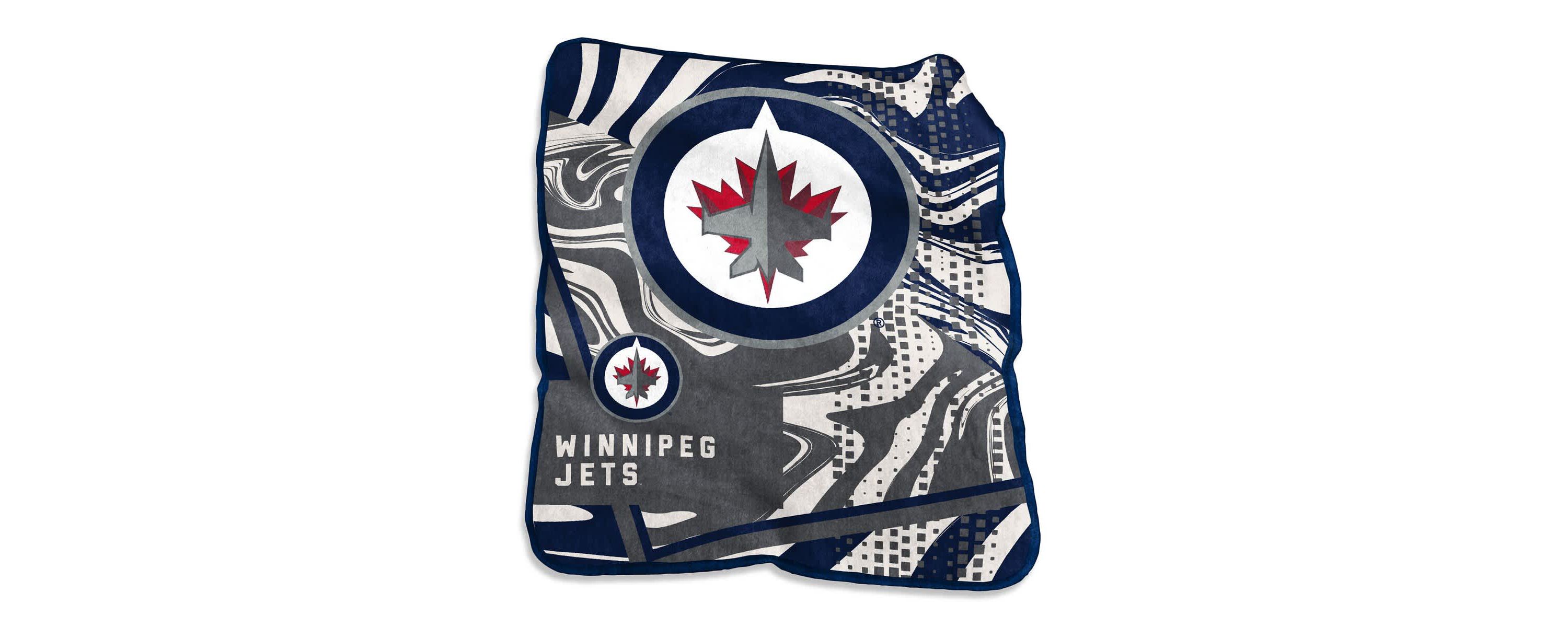NHL Winnipeg Jets 50" x 60" Swirl Raschel Throw Blanket