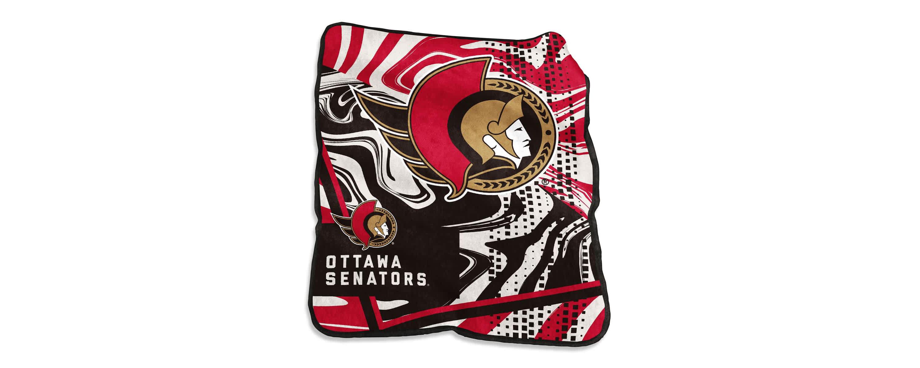 NHL Ottawa Senators 50" x 60" Swirl Raschel Throw Blanket