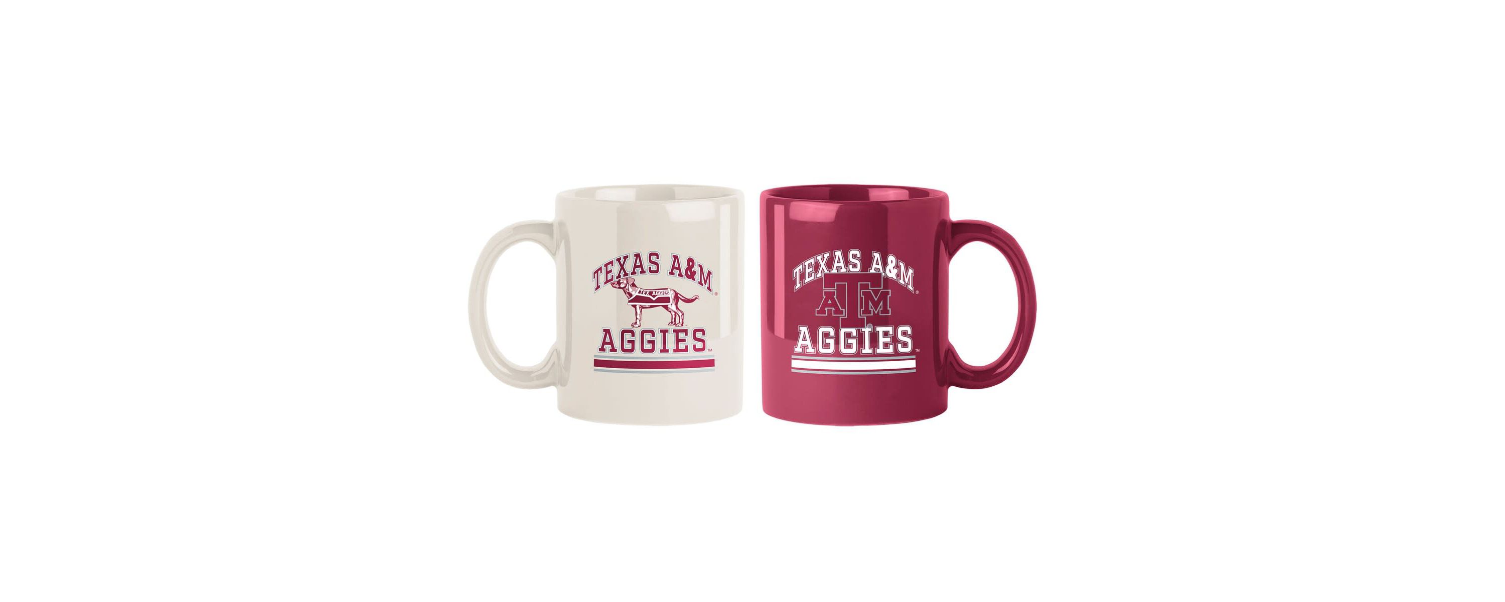 NCAA Texas A&M Aggies Two-Pack 15oz. Color Mug Set