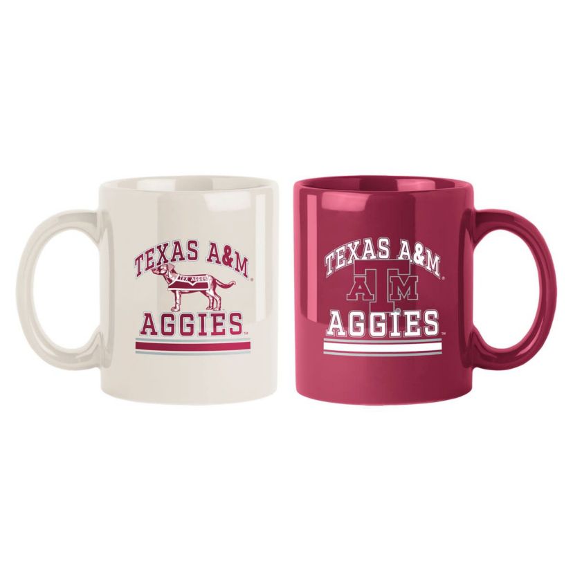 NCAA Texas A&M Aggies Two-Pack 15oz. Color Mug Set