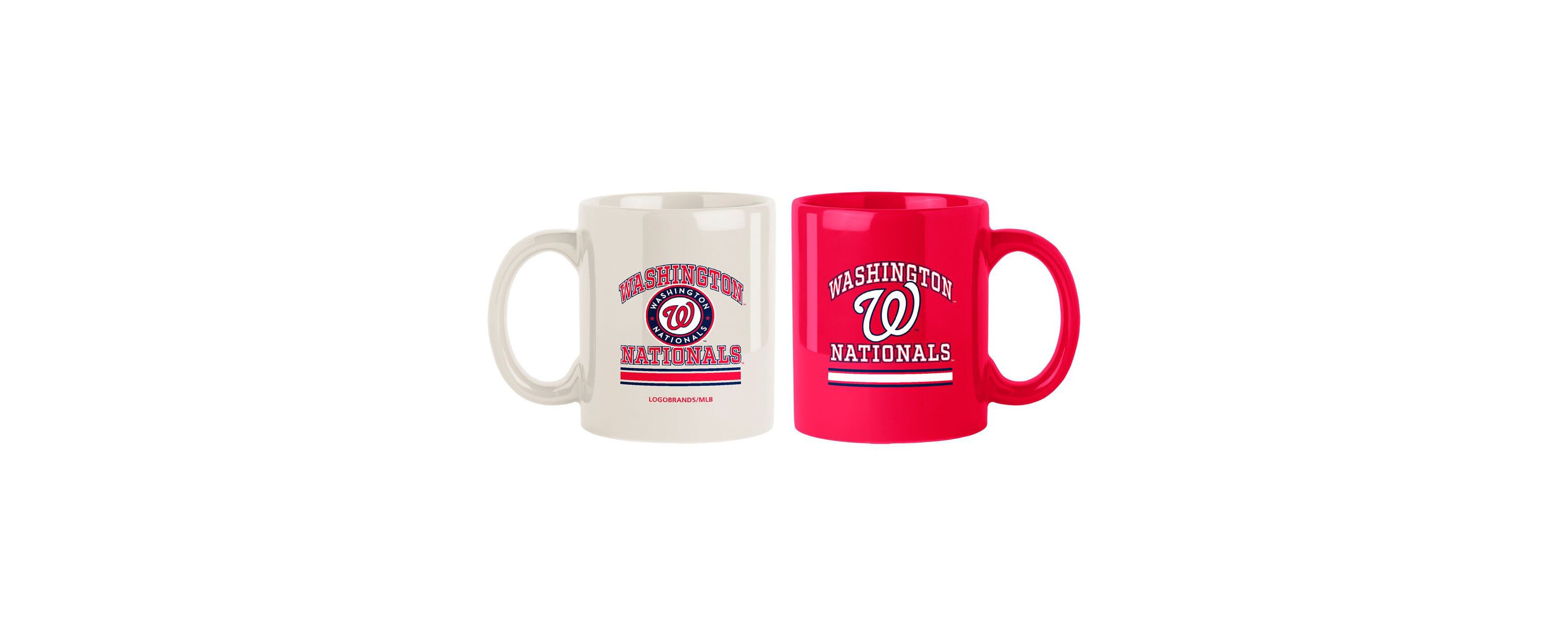 MLB Washington Nationals Two-Pack 15oz. Color Mug Set