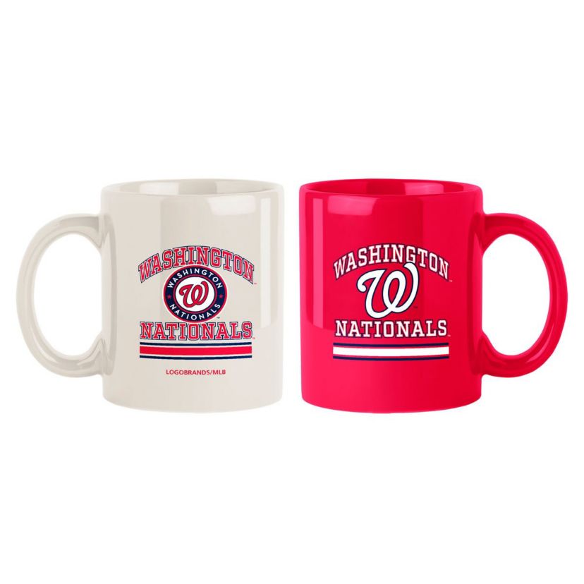 MLB Washington Nationals Two-Pack 15oz. Color Mug Set