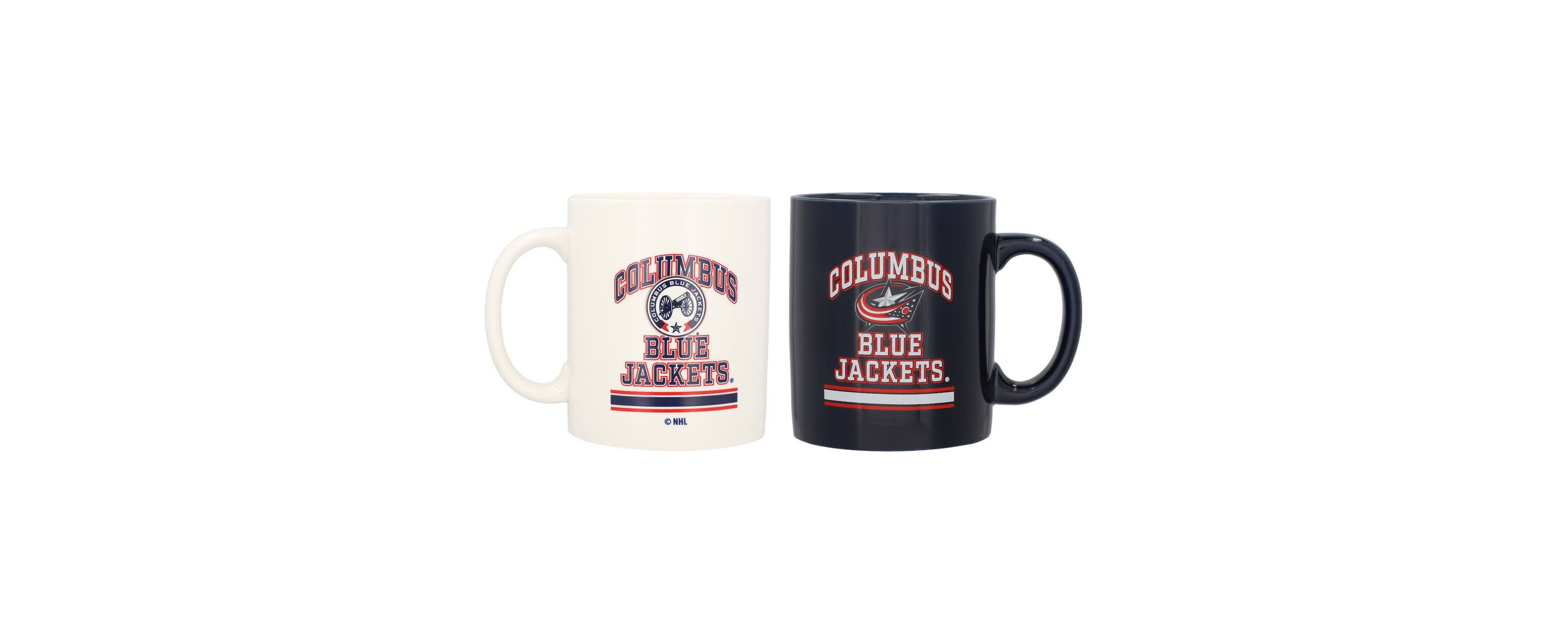 NHL Columbus Jackets Two-Pack 15oz. Color Mug Set