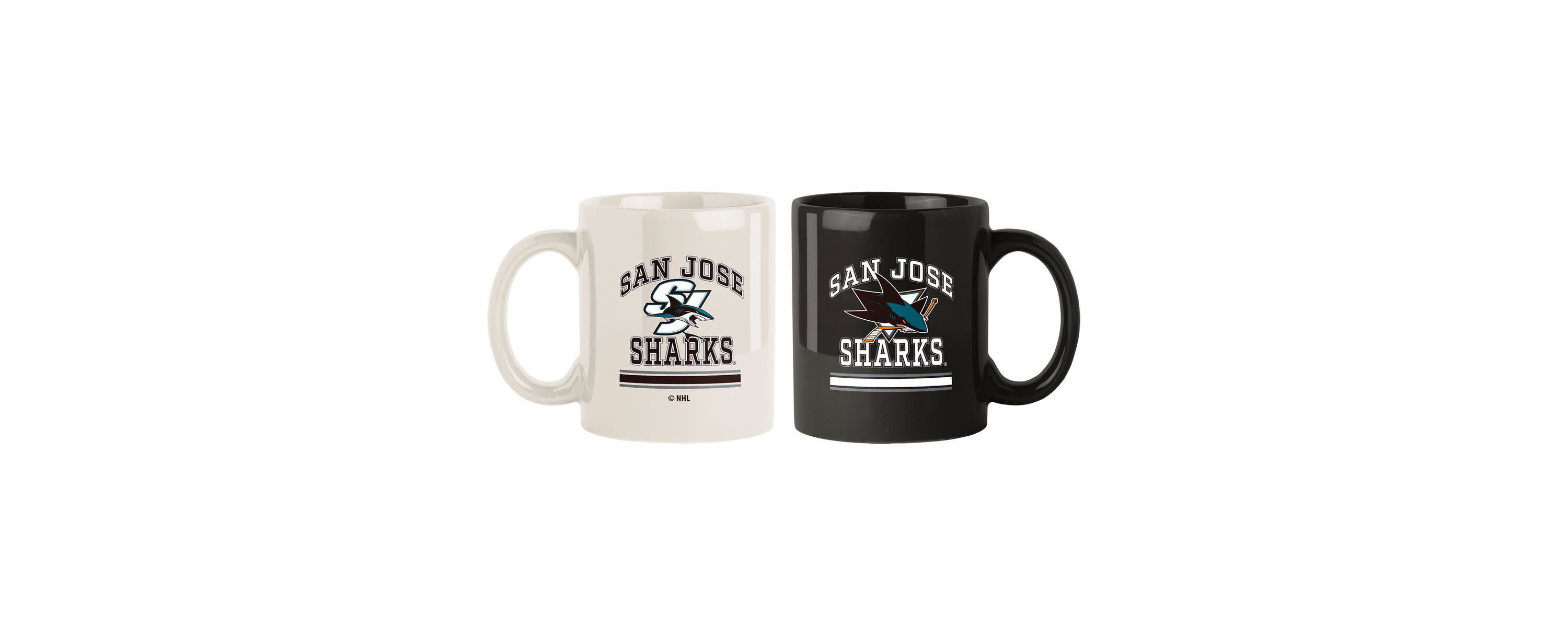 NHL San Jose Sharks Two-Pack 15oz. Color Mug Set