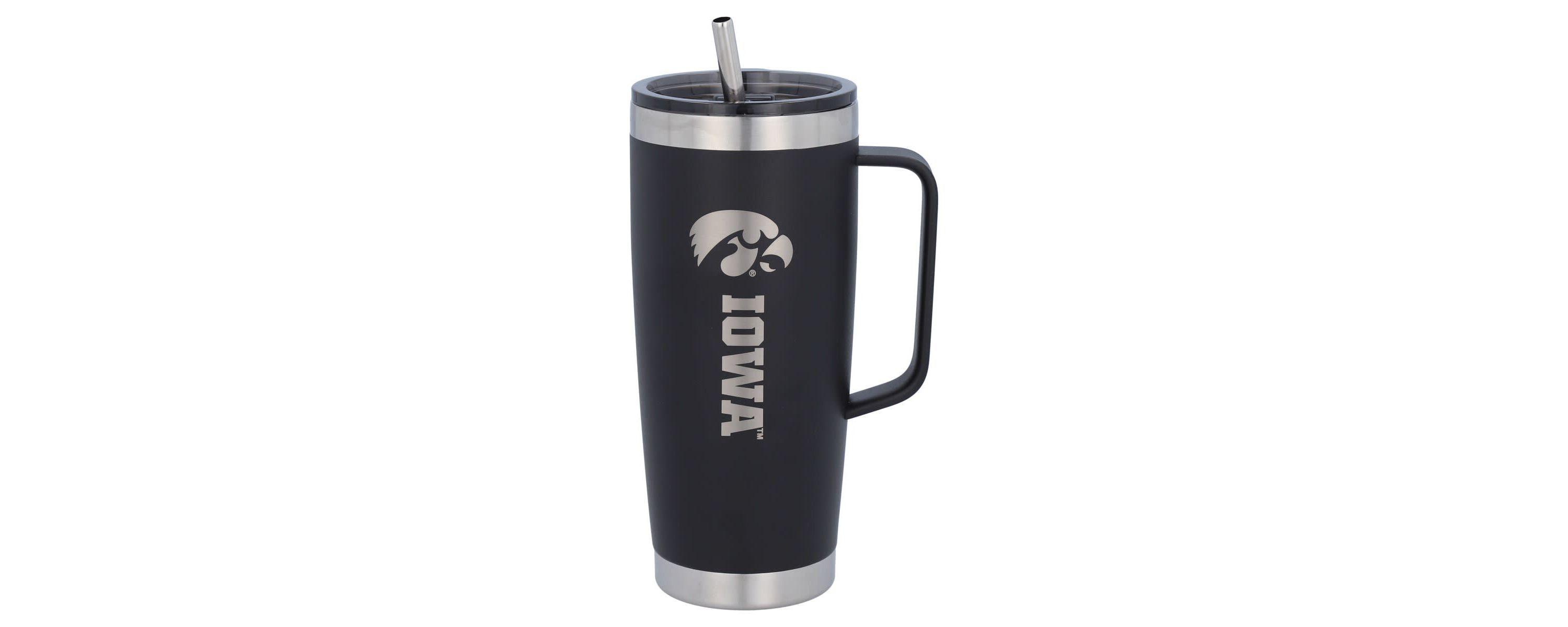 NCAA Iowa Hawkeyes 26oz. Team Color Roadie Tumbler with Handle