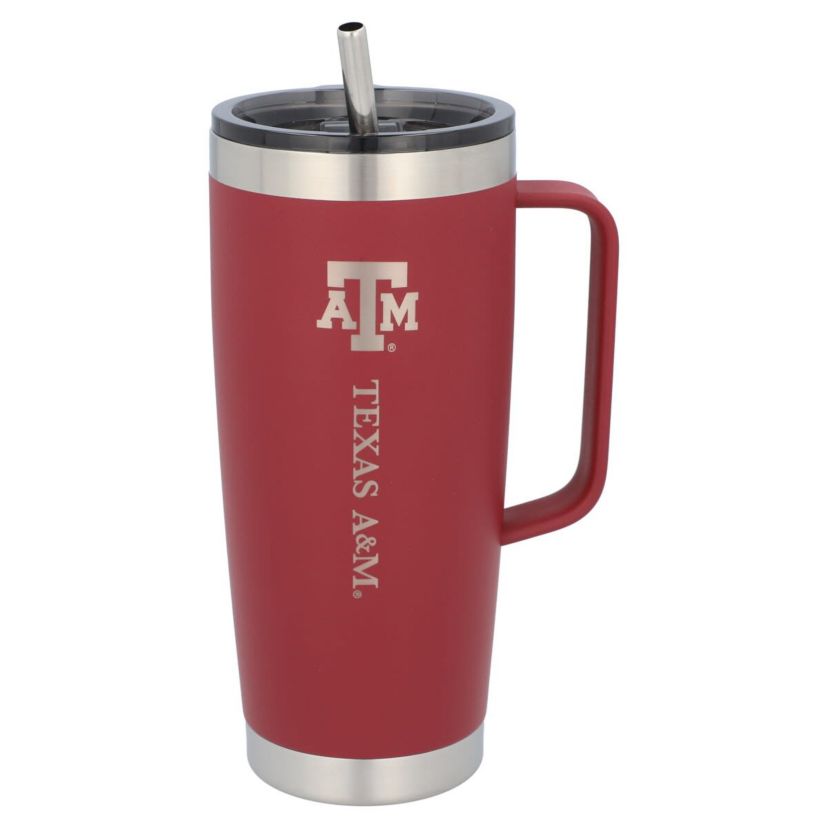 NCAA Texas A&M Aggies 26oz. Team Color Roadie Tumbler with Handle