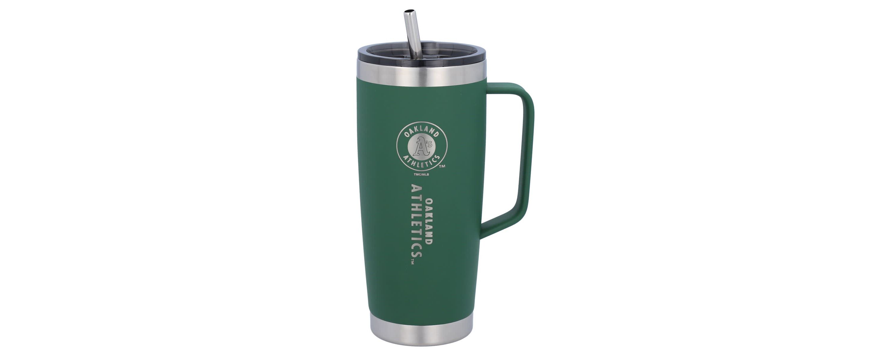 Cooperstown Teams Oakland Athletics 26oz. Team Color Roadie Tumbler with Handle