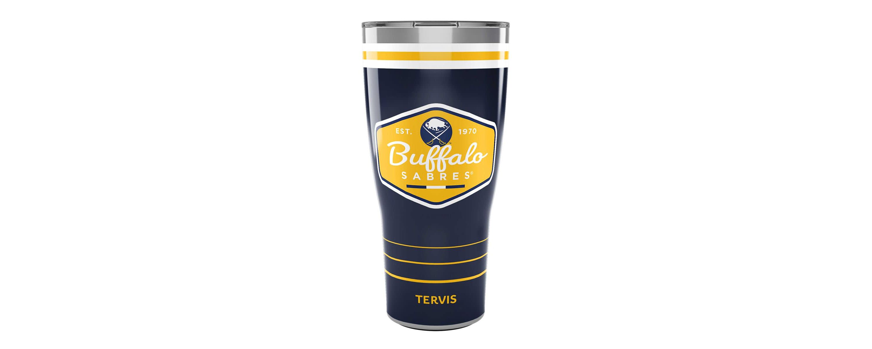 NHL Buffalo Sabres 30oz. Retro Stainless Tumbler