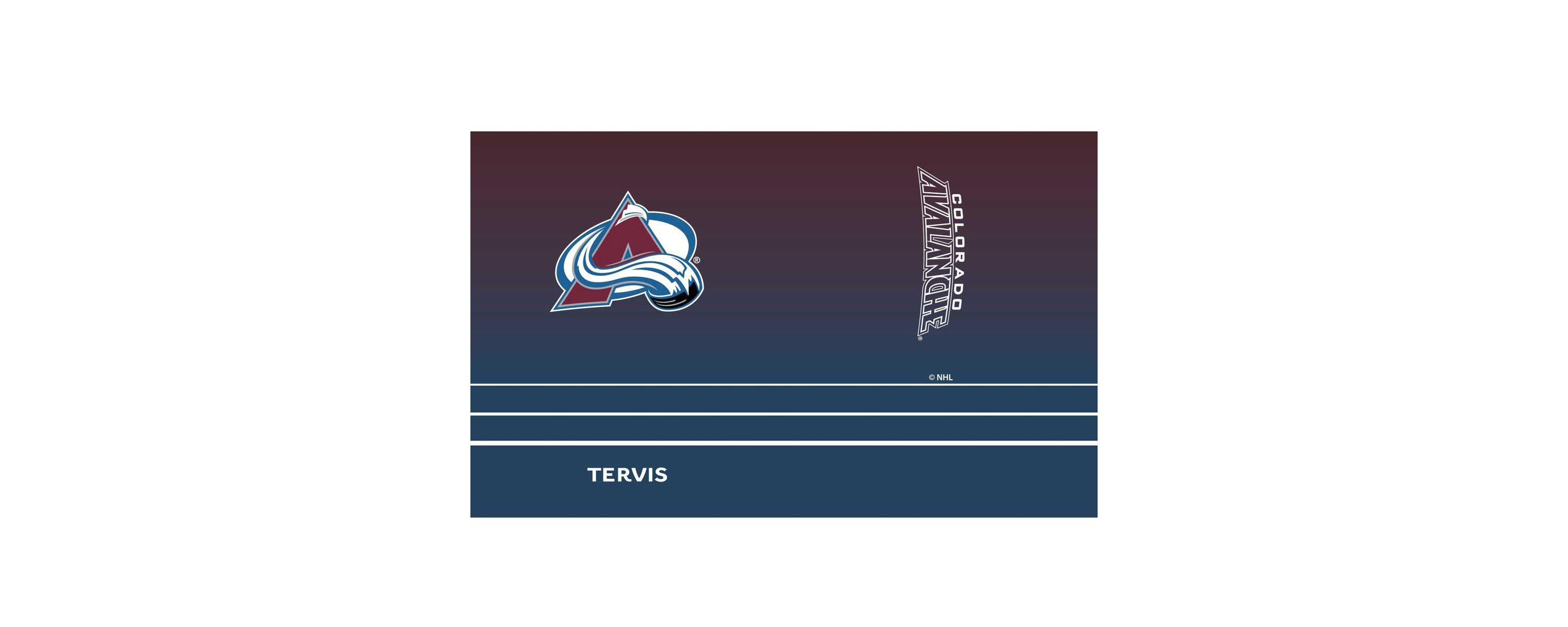 NHL Colorado Avalanche 20oz. Ombre Stainless Travel Tumbler