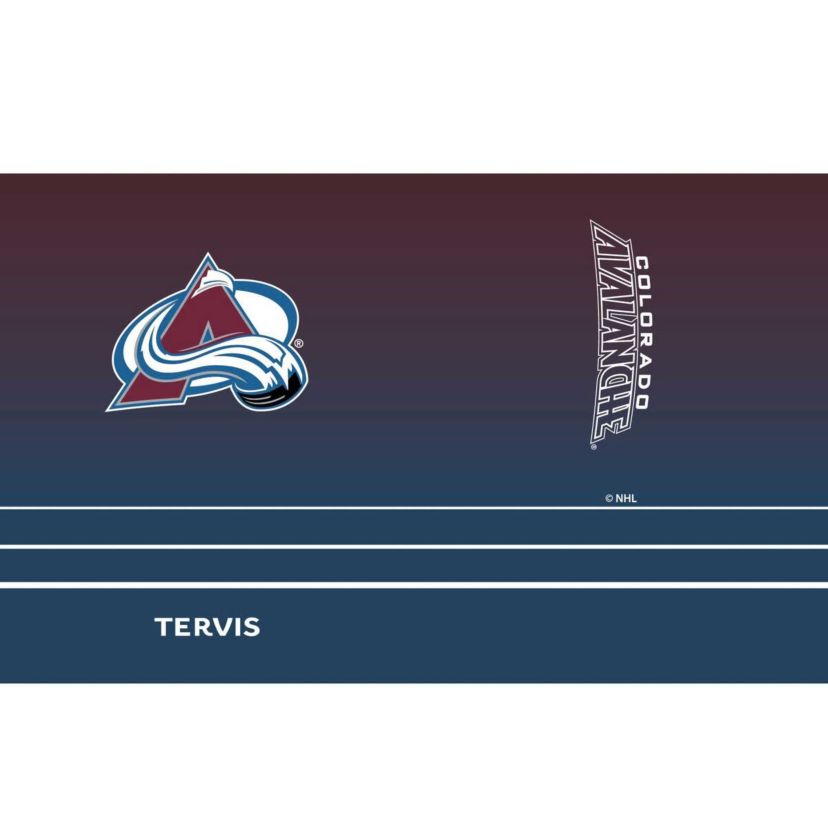 NHL Colorado Avalanche 20oz. Ombre Stainless Travel Tumbler