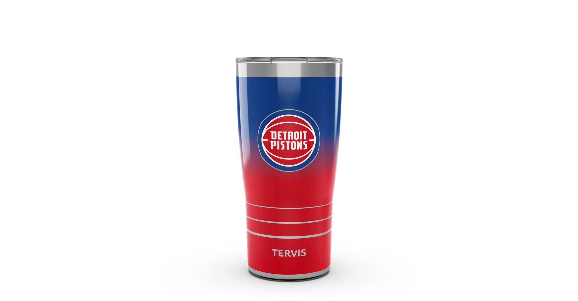 NBA Detroit Pistons 20oz. Ombre Stainless Travel Tumbler
