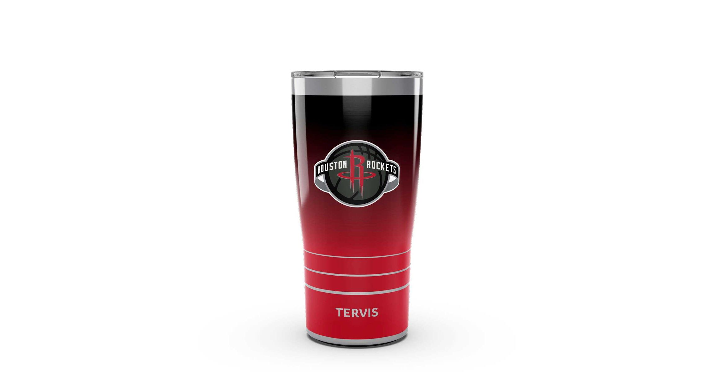 NBA Houston Rockets 20oz. Ombre Stainless Travel Tumbler