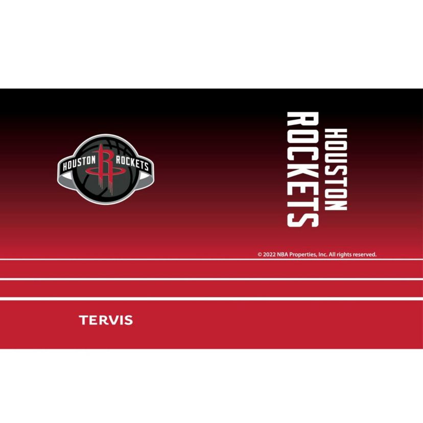 NBA Houston Rockets 20oz. Ombre Stainless Travel Tumbler
