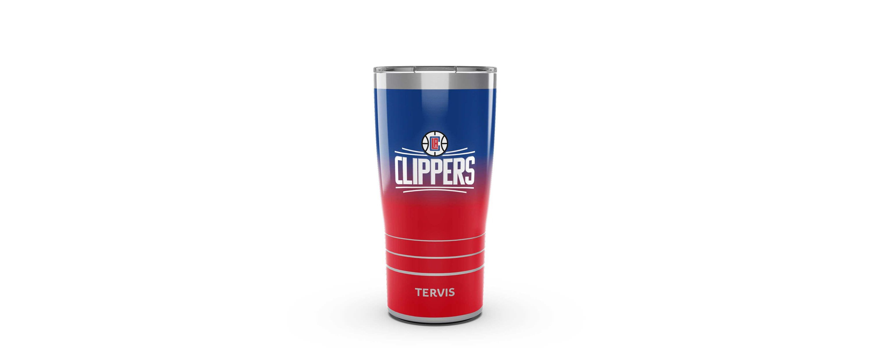 Los Angeles Clippers NBA LA Clippers 20oz. Ombre Stainless Travel Tumbler