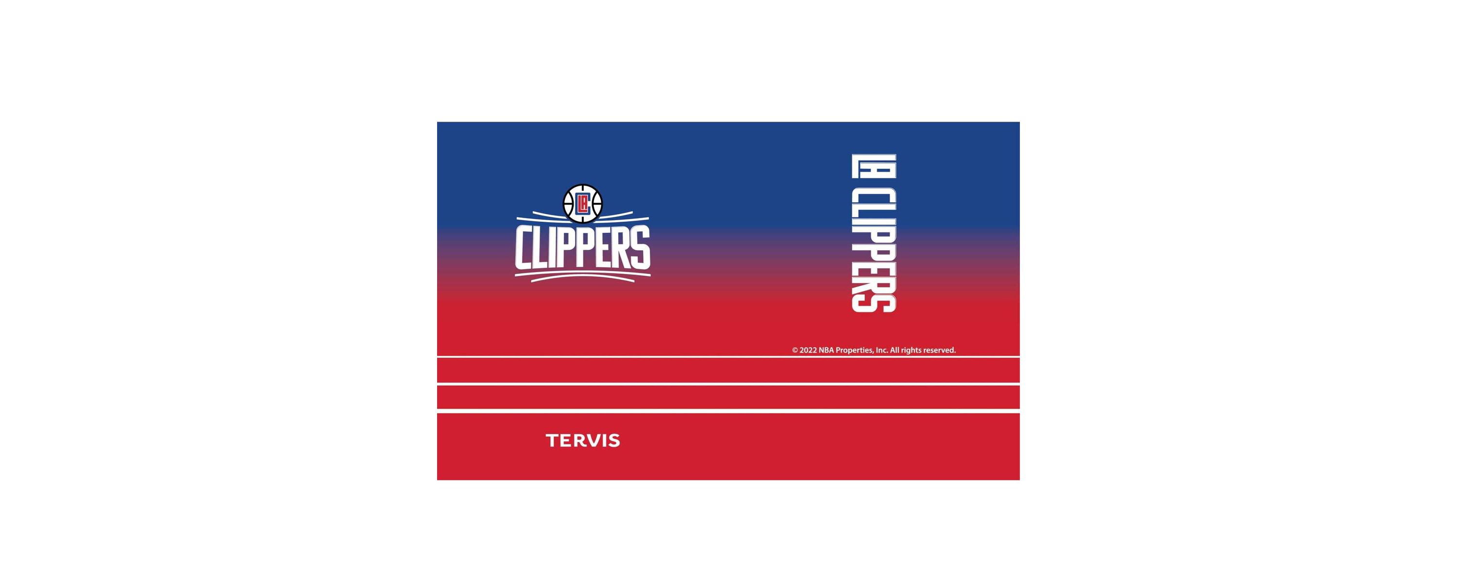 Los Angeles Clippers NBA LA Clippers 20oz. Ombre Stainless Travel Tumbler