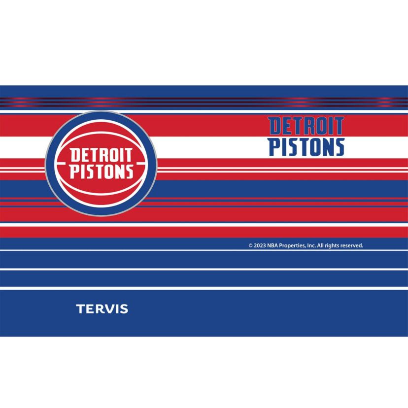 NBA Detroit Pistons 20oz. Hype Stripes Stainless Tumbler
