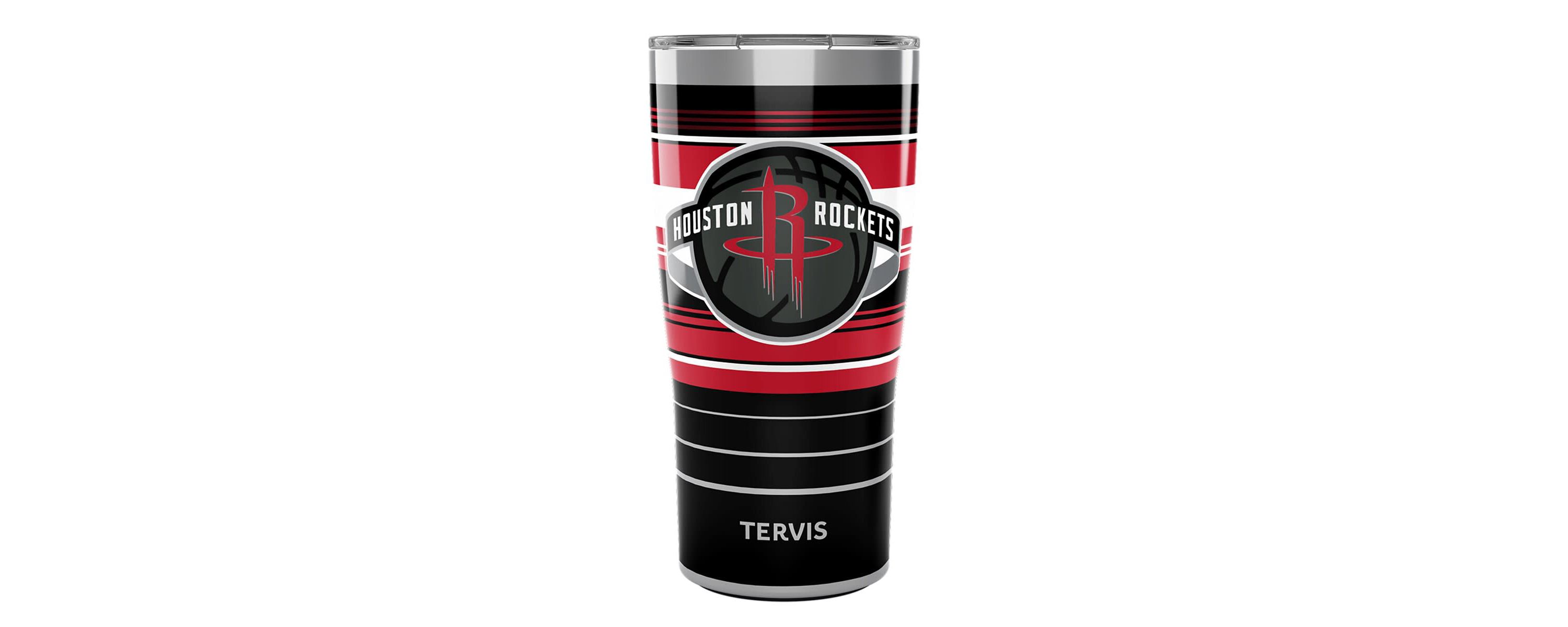 NBA Houston Rockets 20oz. Hype Stripes Stainless Tumbler