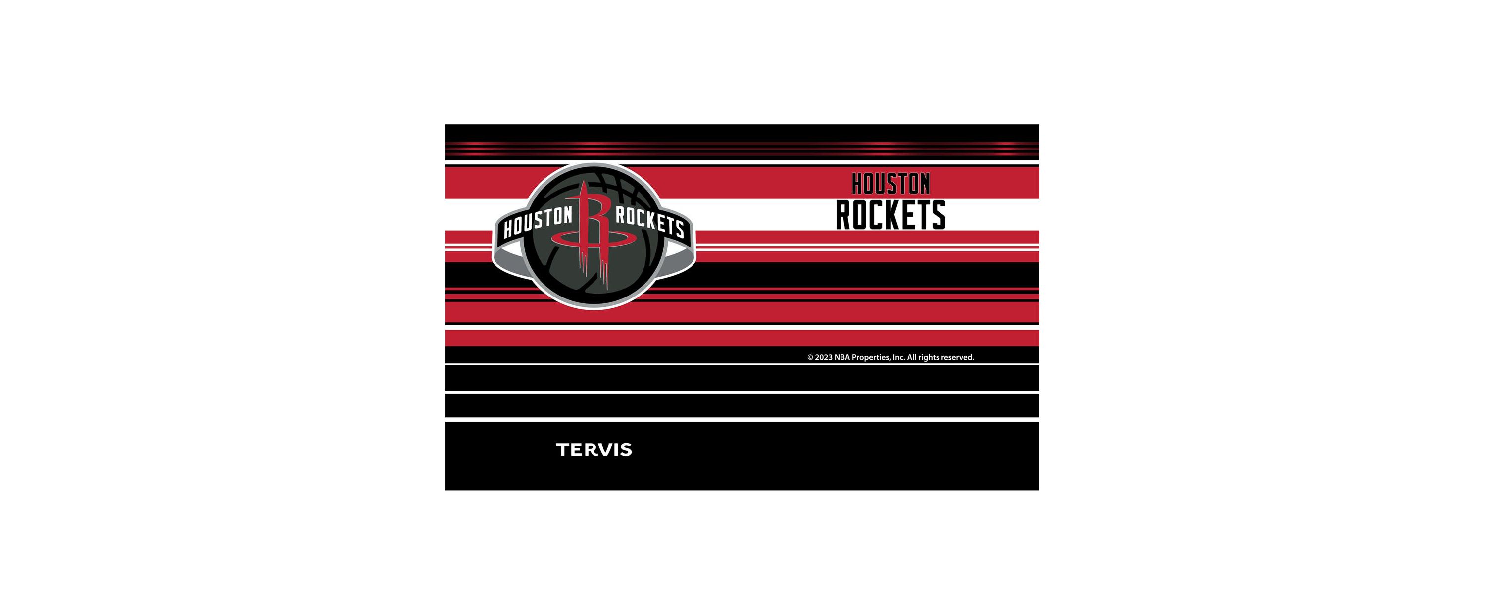 NBA Houston Rockets 20oz. Hype Stripes Stainless Tumbler