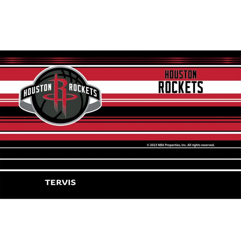 NBA Houston Rockets 20oz. Hype Stripes Stainless Tumbler