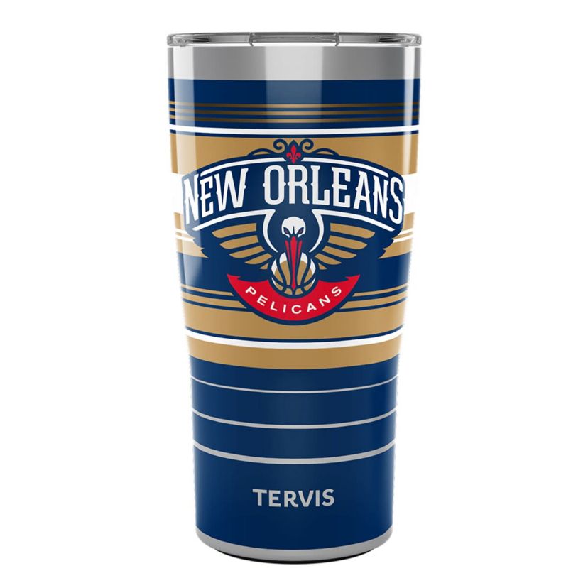 NBA New Orleans Pelicans 20oz. Hype Stripes Stainless Tumbler