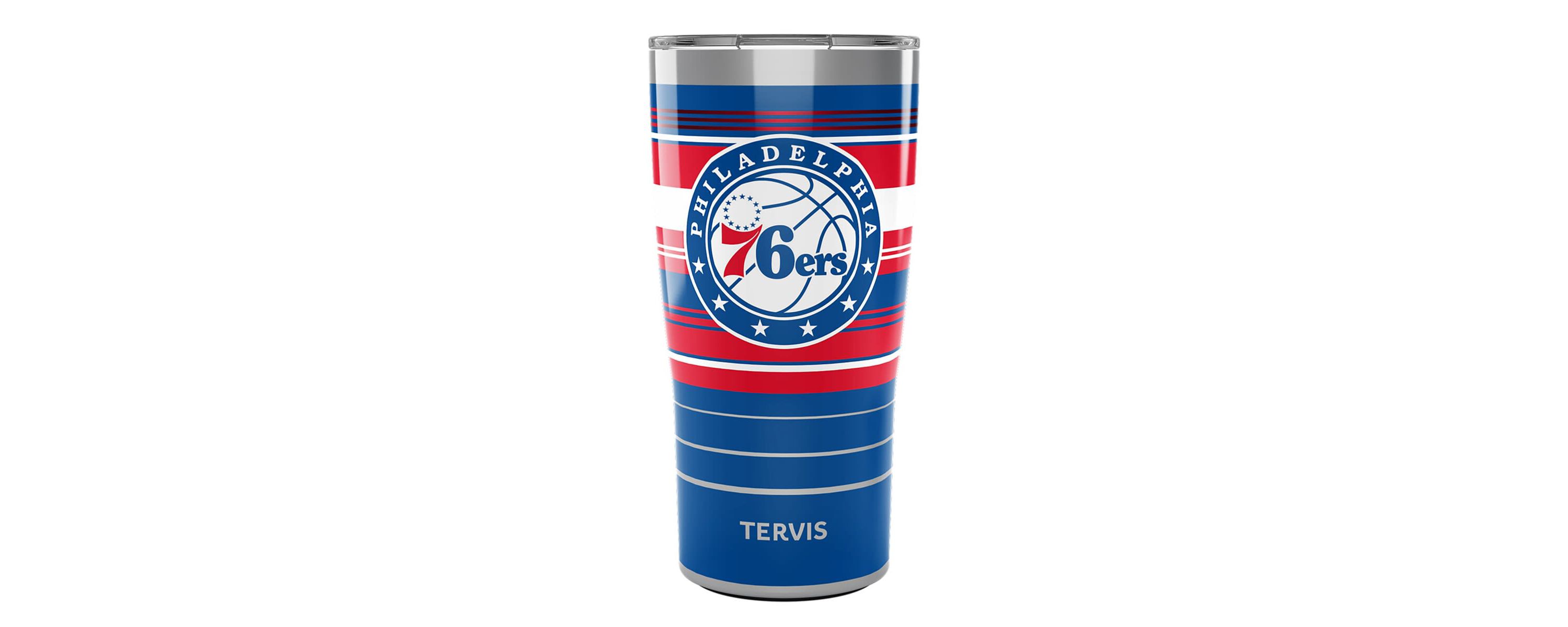 NBA Philadelphia 76ers 20oz. Hype Stripes Stainless Tumbler