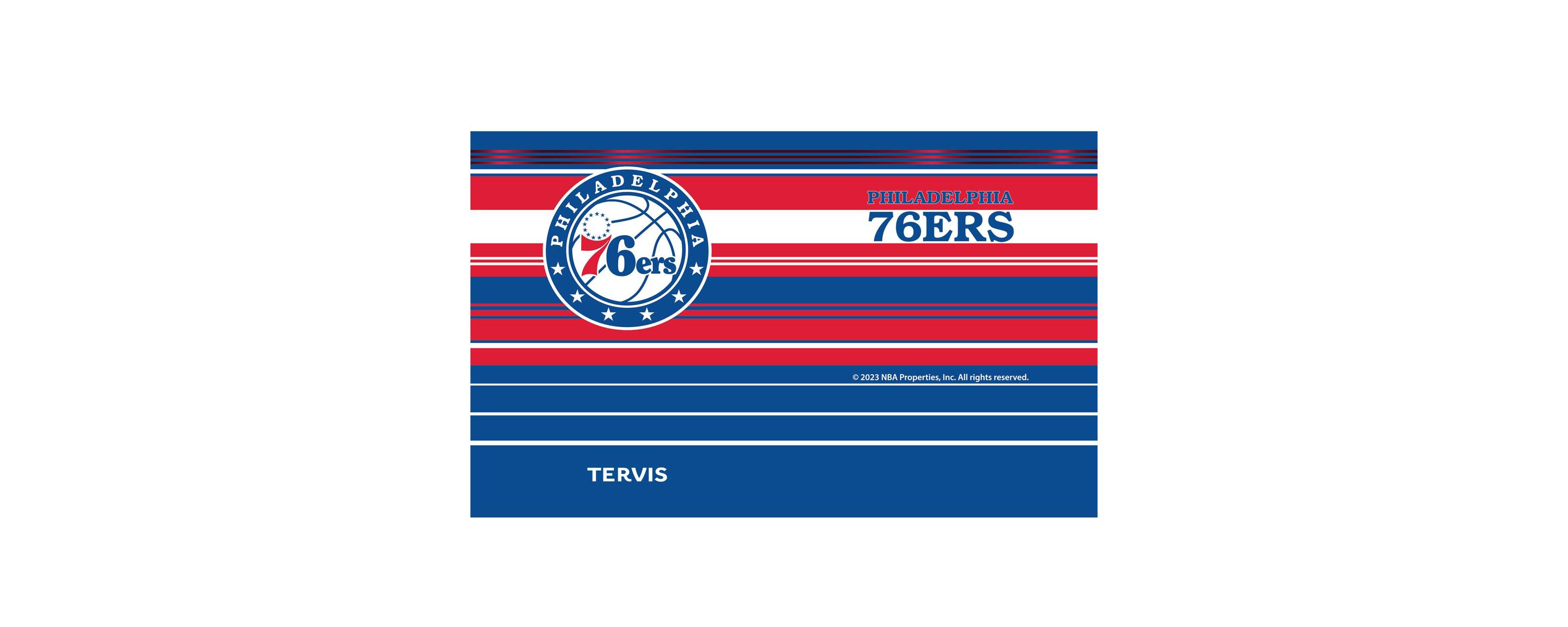 NBA Philadelphia 76ers 20oz. Hype Stripes Stainless Tumbler