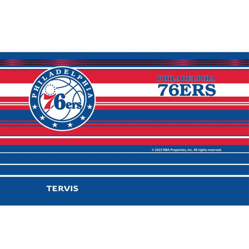 NBA Philadelphia 76ers 20oz. Hype Stripes Stainless Tumbler