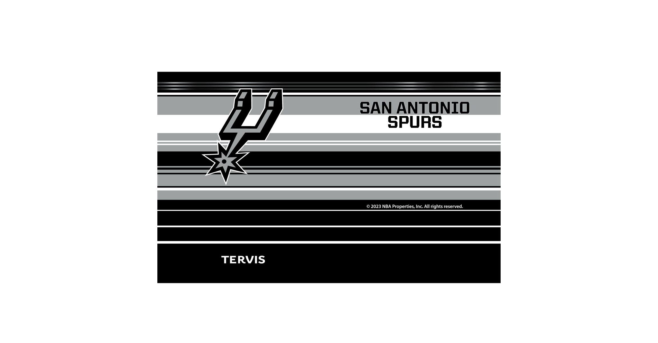 NBA San Antonio Spurs 20oz. Hype Stripes Stainless Tumbler