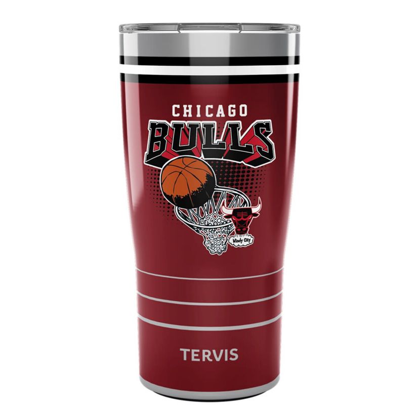 NBA Chicago Bulls 20oz. Vintage Stainless Tumbler