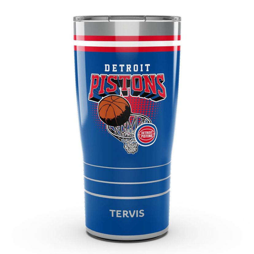 NBA Detroit Pistons 20oz. Vintage Stainless Tumbler