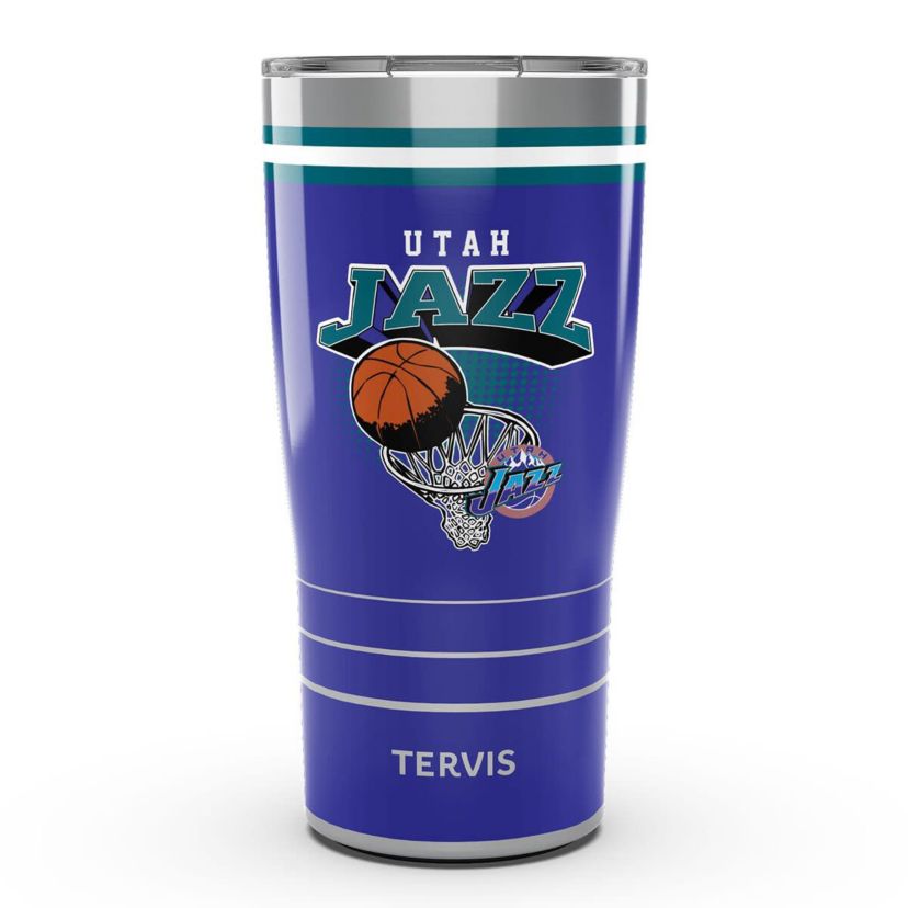 NBA Utah Jazz 20oz. Vintage Stainless Tumbler