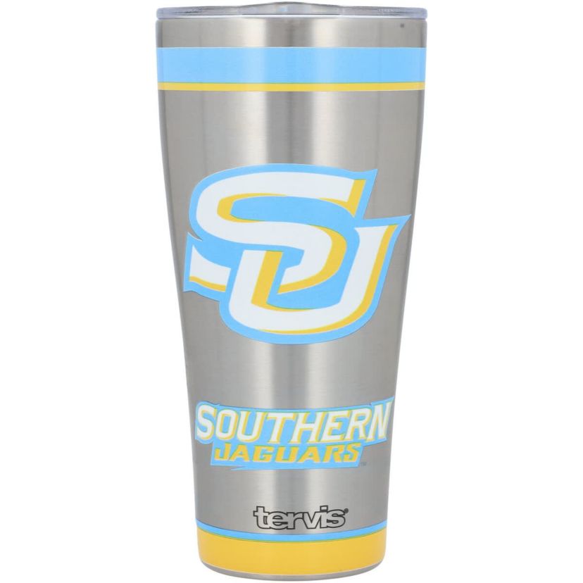 NCAA Southern University Jaguars 20oz. Traditional Stainless Tumbler