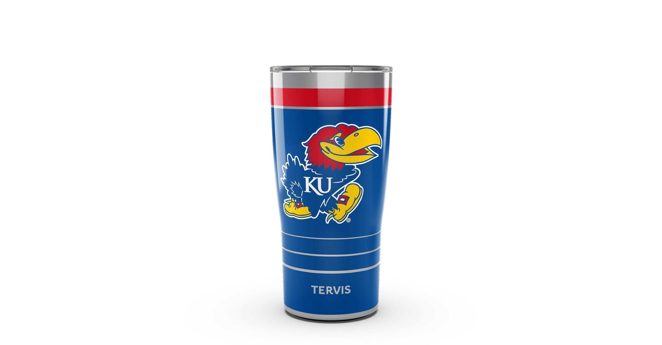 NCAA Kansas Jayhawks 20oz. MVP Stainless Tumbler