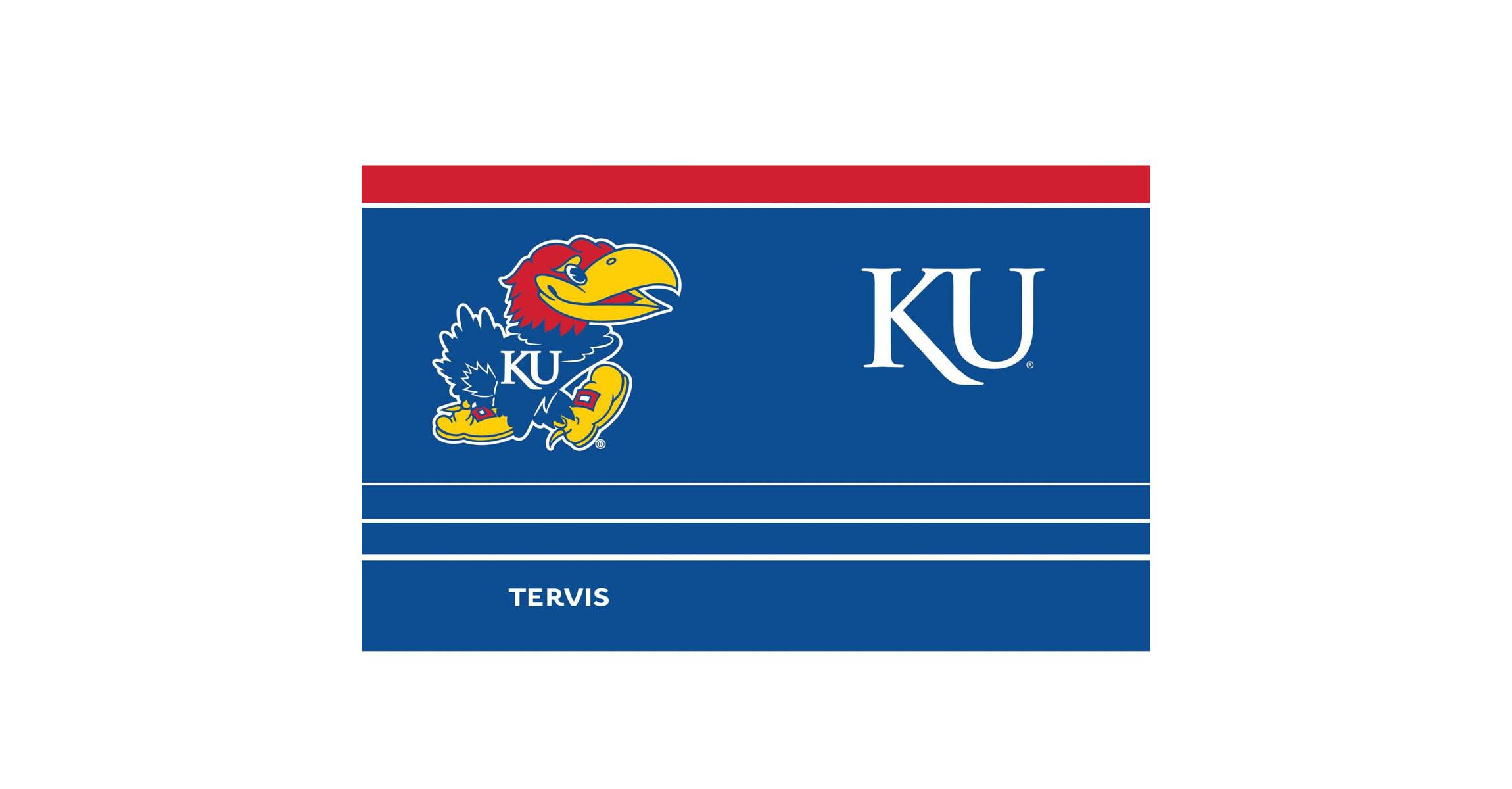 NCAA Kansas Jayhawks 20oz. MVP Stainless Tumbler