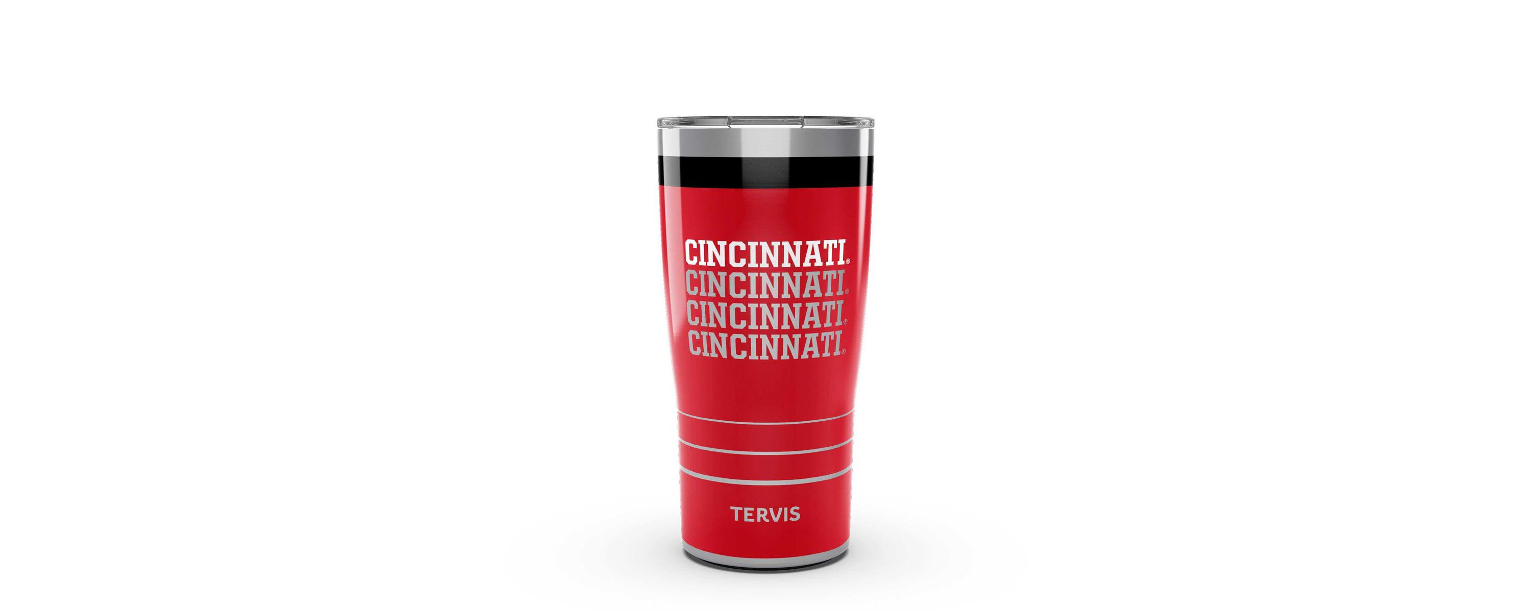 NCAA Cincinnati Bearcats Reverb 20oz. Stainless Tumbler
