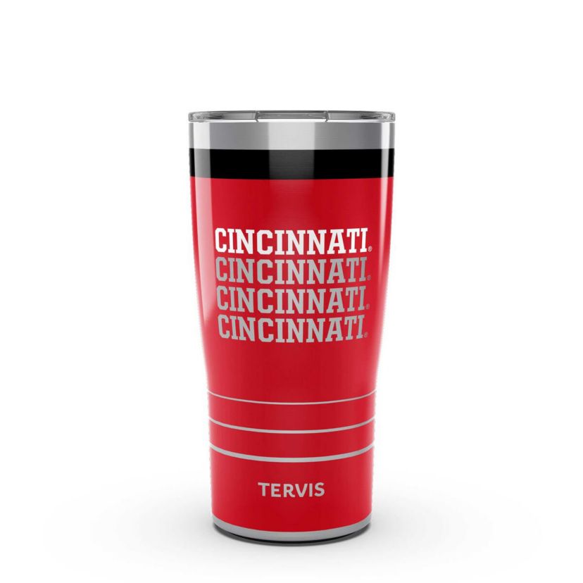 NCAA Cincinnati Bearcats Reverb 20oz. Stainless Tumbler