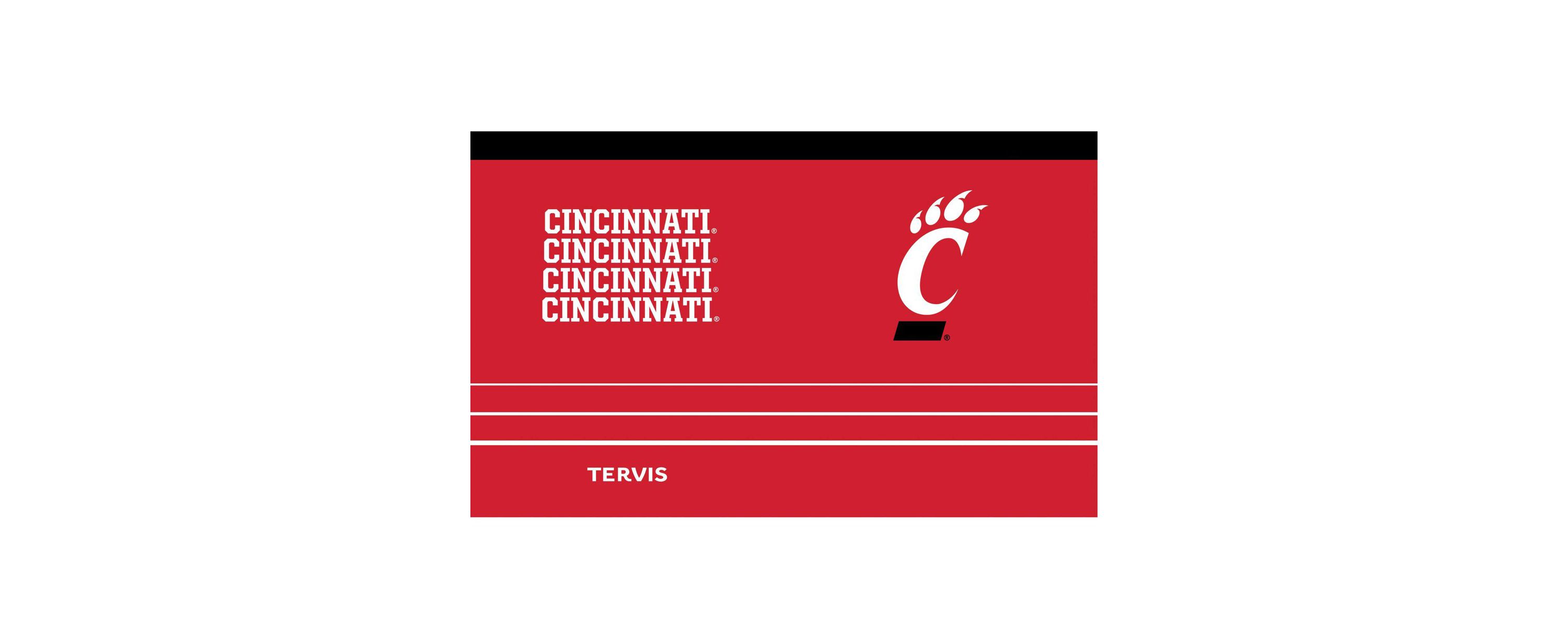 NCAA Cincinnati Bearcats Reverb 20oz. Stainless Tumbler
