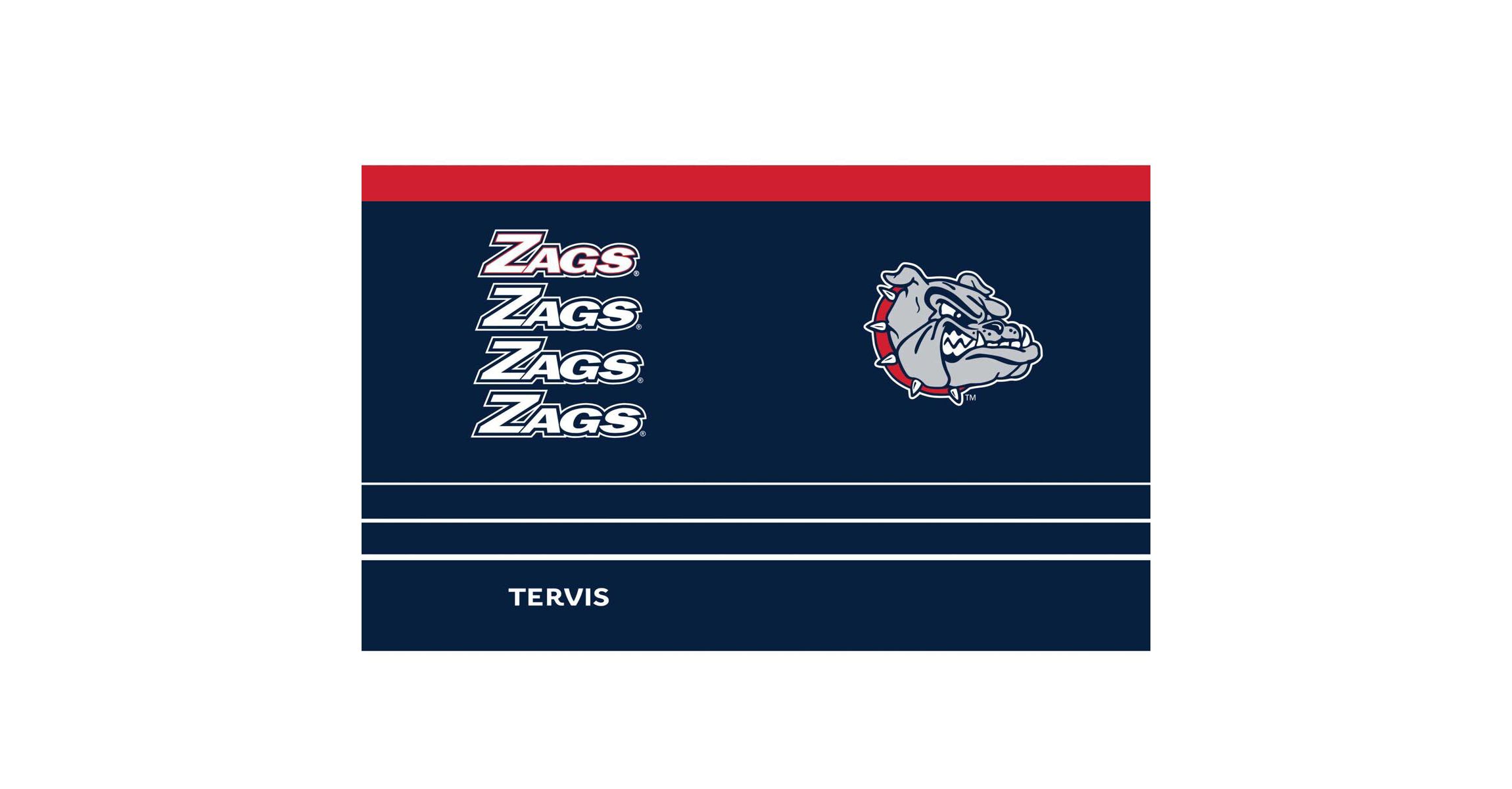Gonzaga University Bulldogs NCAA Gonzaga Bulldogs Reverb 20oz. Stainless Tumbler