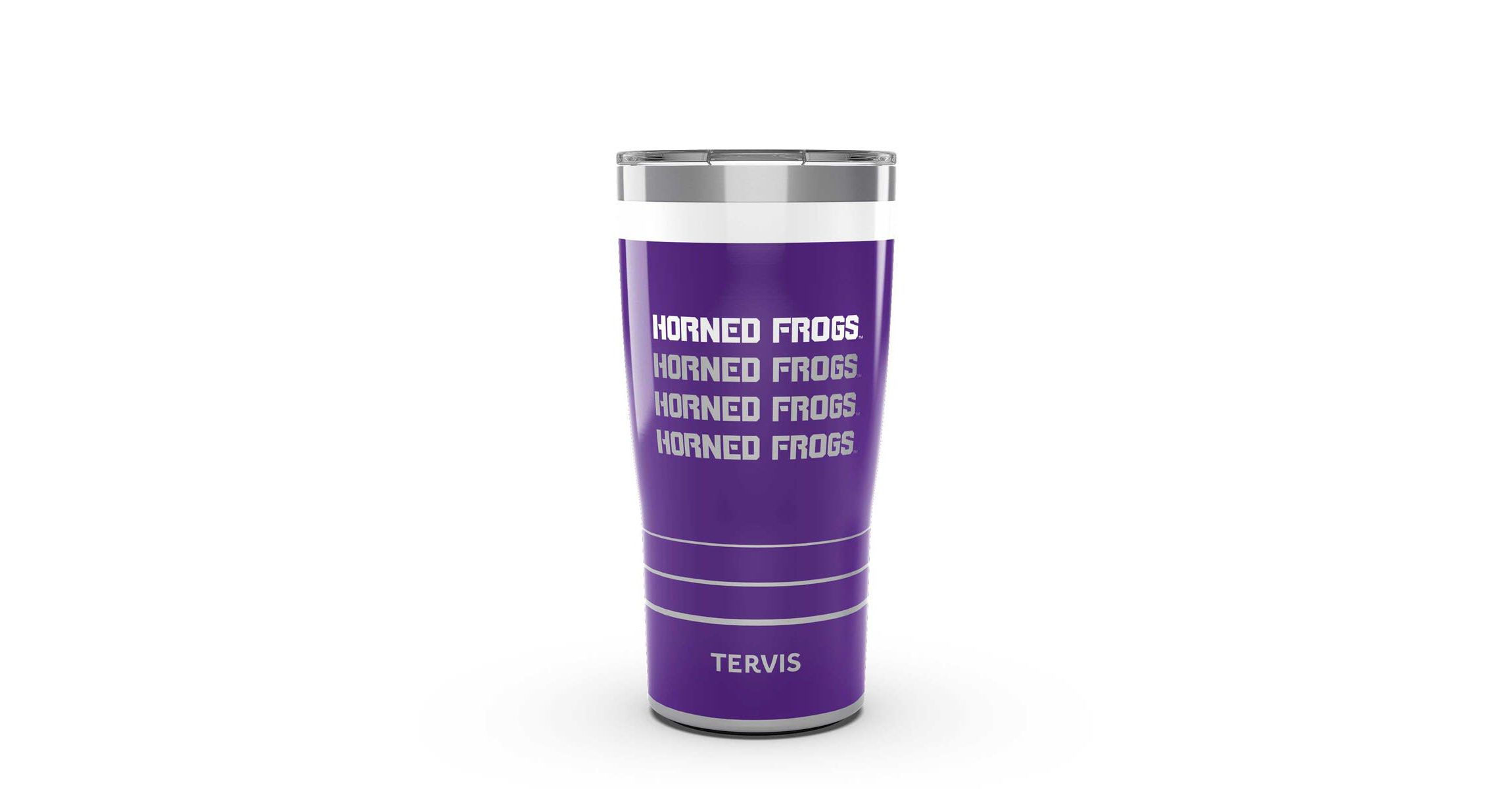 NCAA TCU Horned Frogs Reverb 20oz. Stainless Tumbler