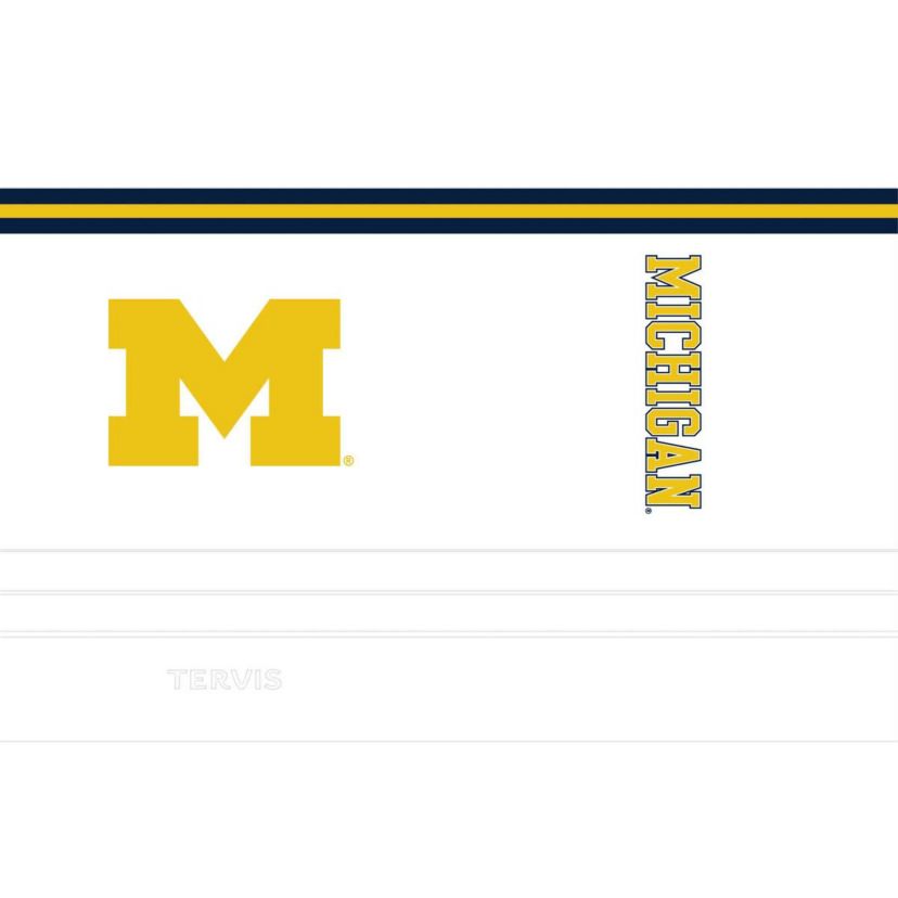 NCAA Michigan Wolverines Arctic 20oz. Stainless Tumbler