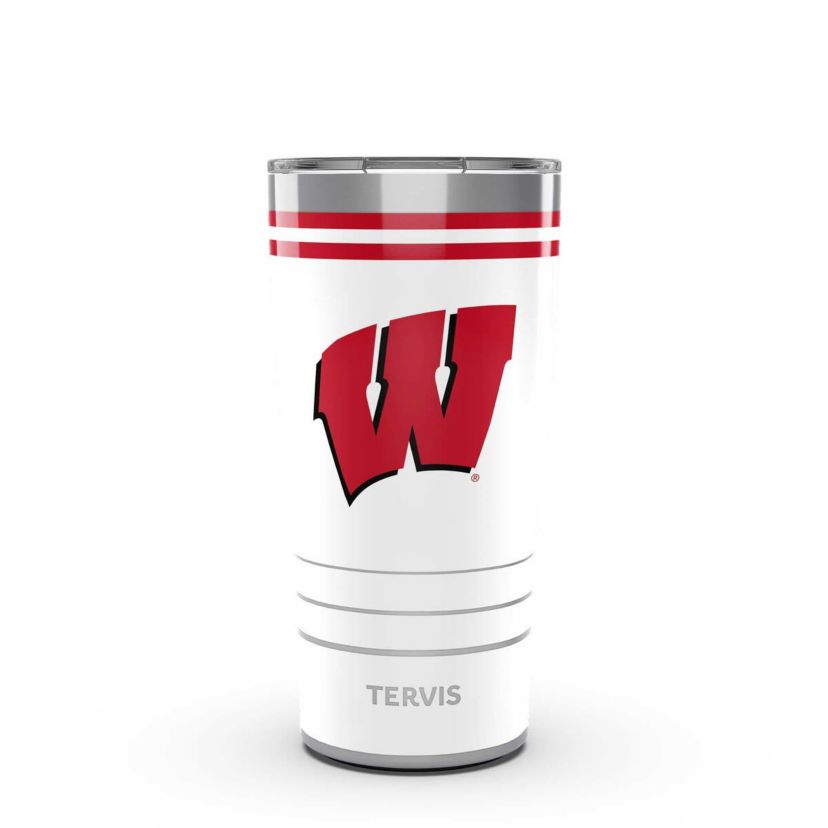 NCAA Wisconsin Badgers Arctic 20oz. Stainless Tumbler