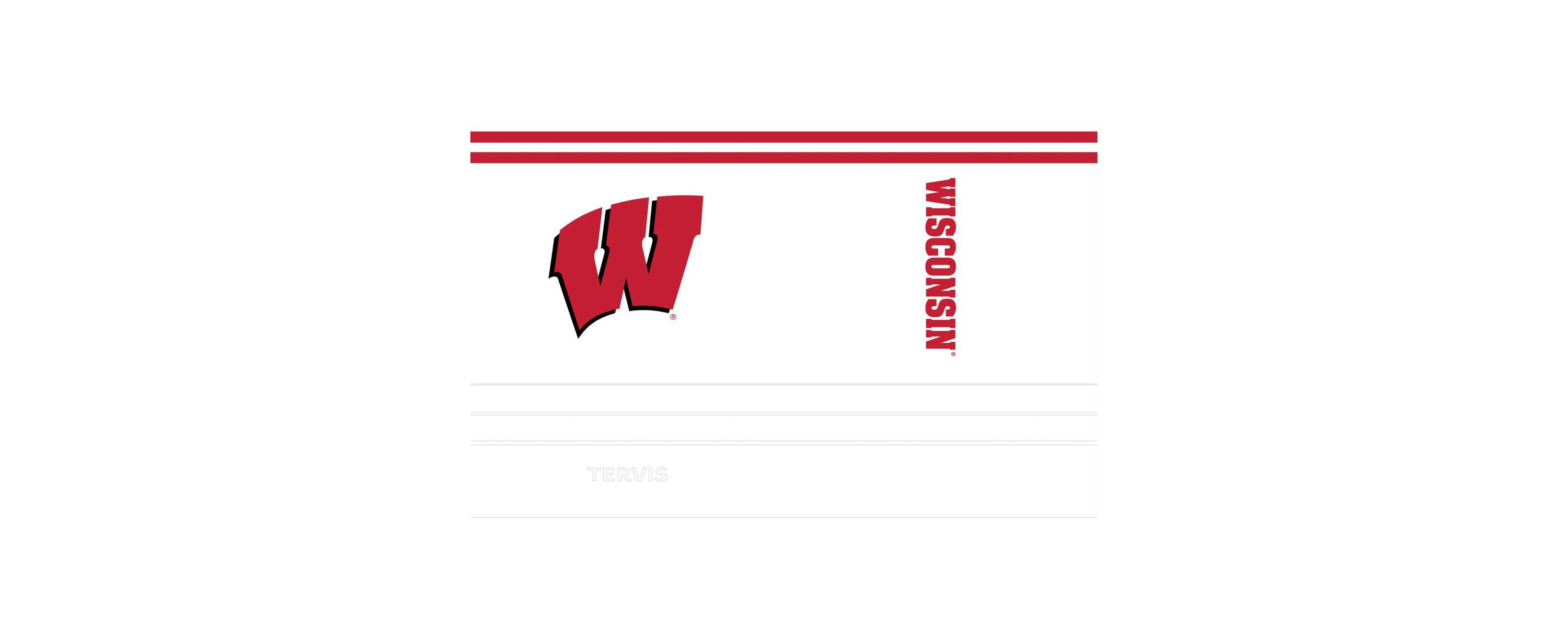 NCAA Wisconsin Badgers Arctic 20oz. Stainless Tumbler