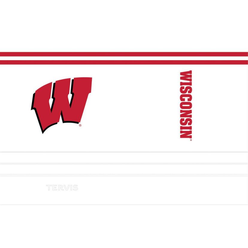 NCAA Wisconsin Badgers Arctic 20oz. Stainless Tumbler