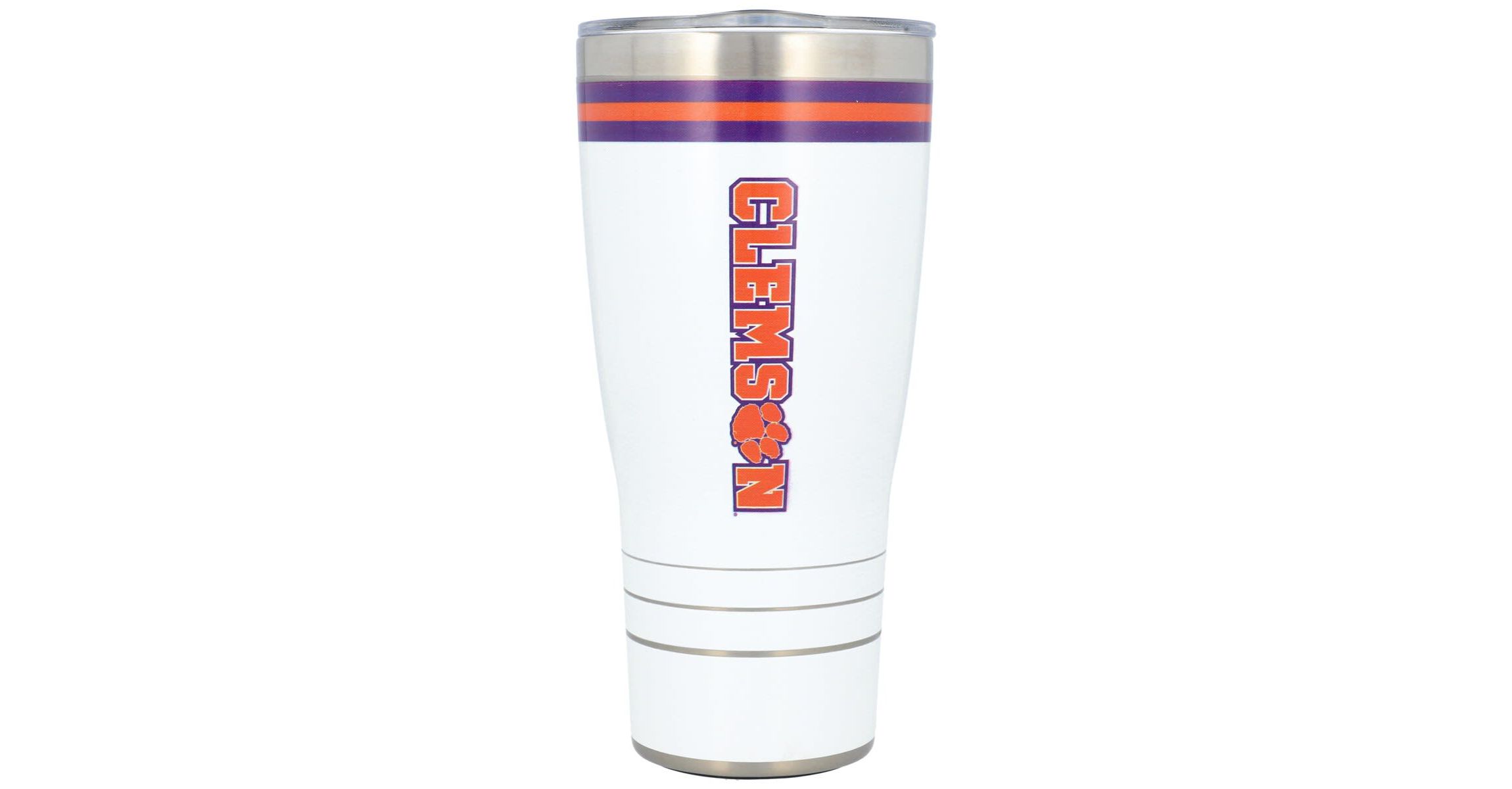NCAA Clemson Tigers 30oz. Arctic Stainless Tumbler