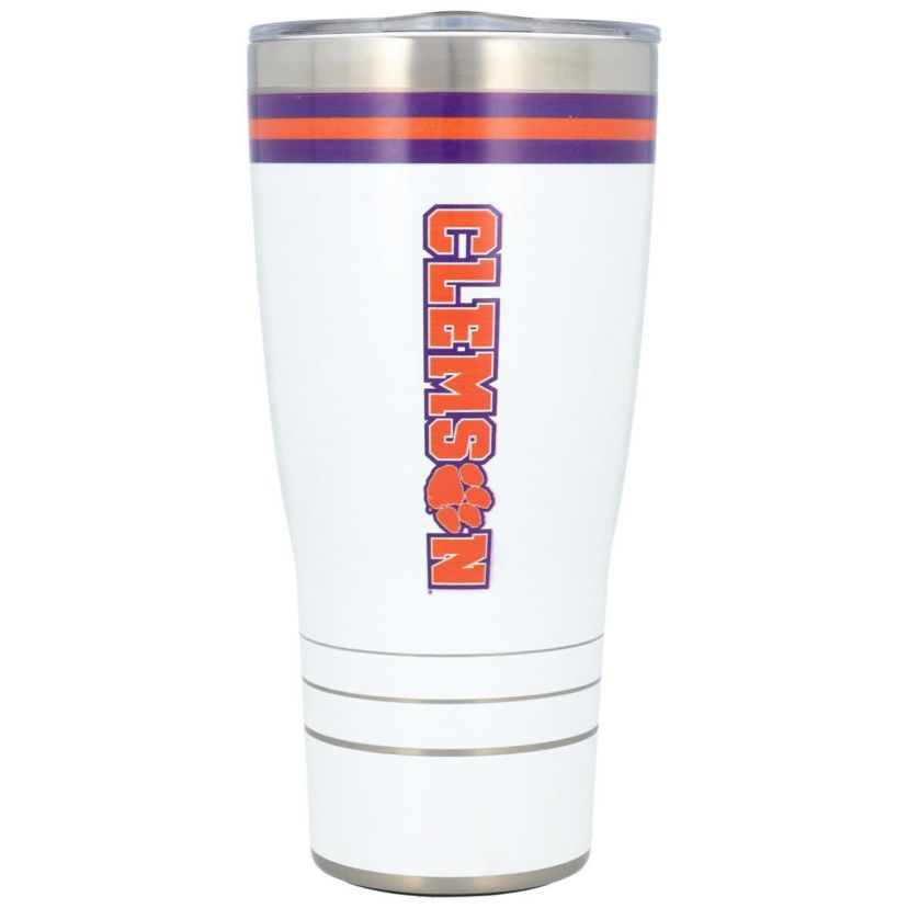 NCAA Clemson Tigers 30oz. Arctic Stainless Tumbler