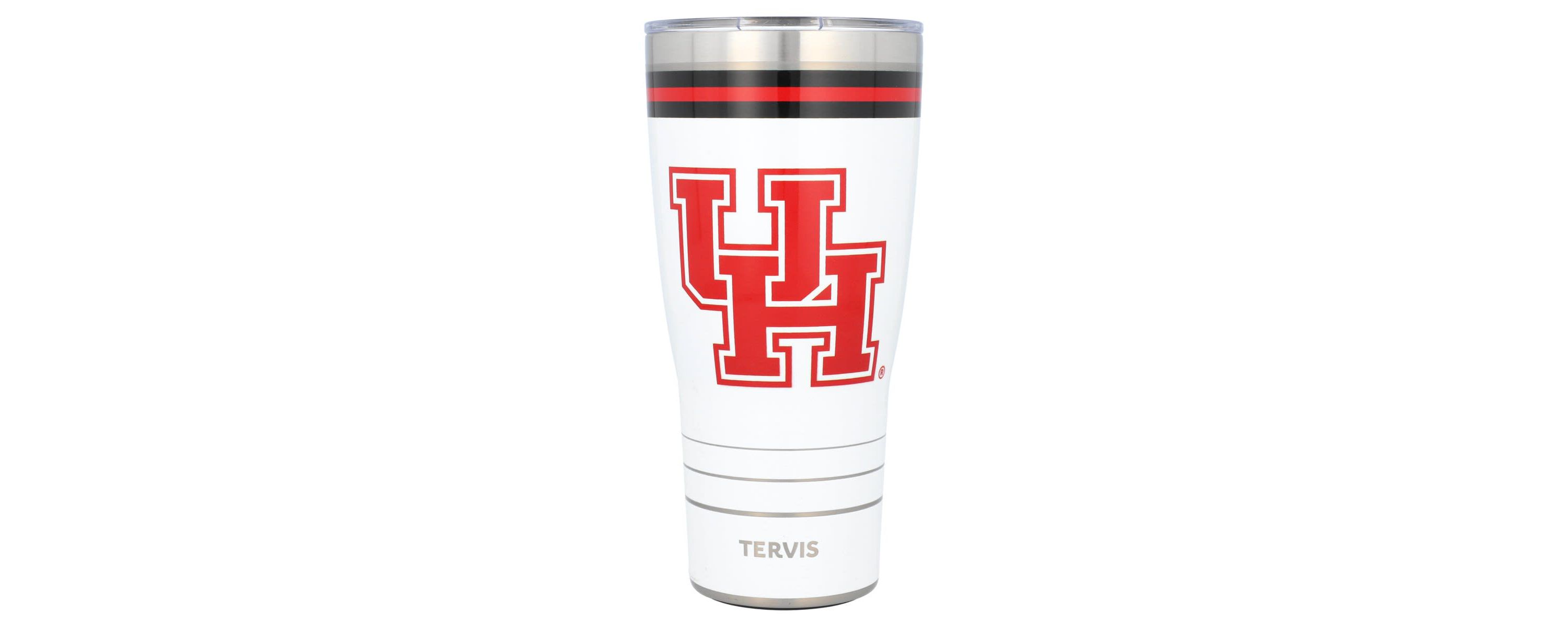 NCAA Houston Cougars 30oz. Arctic Stainless Tumbler