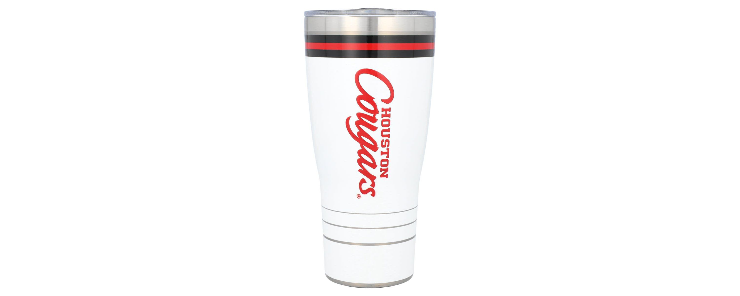 NCAA Houston Cougars 30oz. Arctic Stainless Tumbler
