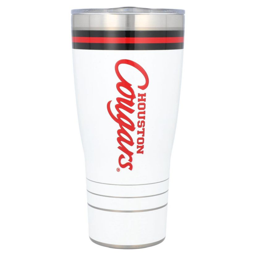 NCAA Houston Cougars 30oz. Arctic Stainless Tumbler