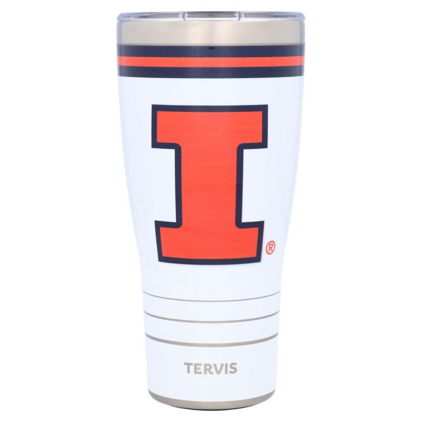 NCAA Illinois Fighting Illini 30oz. Arctic Stainless Tumbler