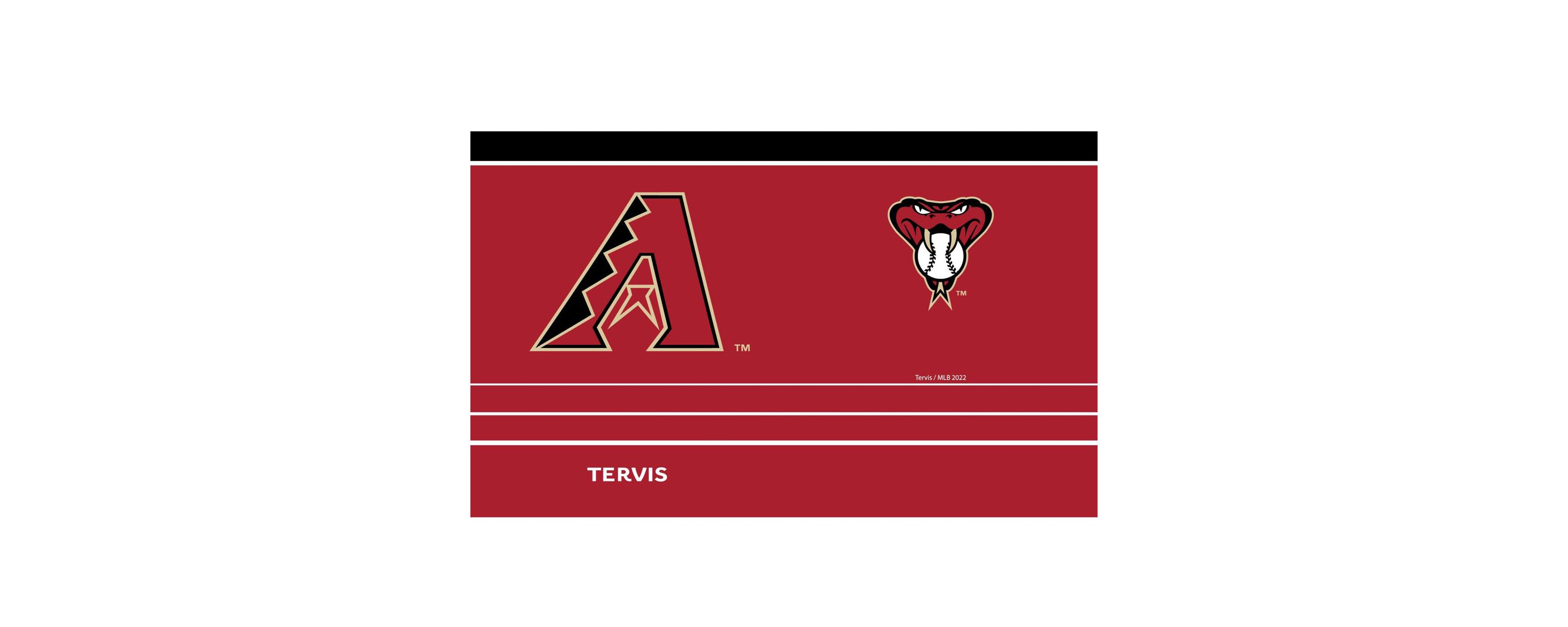 MLB Arizona Diamondbacks 20oz. MVP DuraPrint™️ Stainless Travel Tumbler